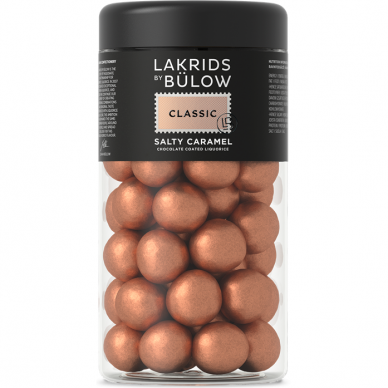 CLASSIC - SALTY CARAMEL CHOCOLATE COATED LIQUORICE "LAKRIDS BY BÜLOW" 250 G