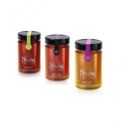 THE 3 VERY BEST ELITE TYPES OF HONEY OF THE GREECE "MELLIN" 3 PCS 3