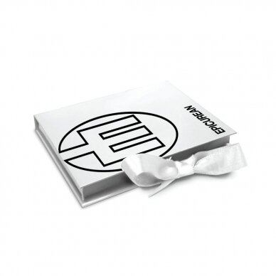 White colour 50 EUR EPICUREAN.LT Gift Card Box with Ribbon