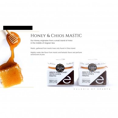 ARKOI PINE HONEY WITH CHIOS MASTIC, 298G, EULOGIA OF SPARTA 8