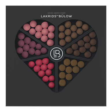 LOVE SELECTION CHOCOLATE BOX BY "LAKRIDS BY BÜLOW" 435 G