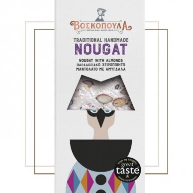 HANMADE NOUGAT WITH ALMONDS  "VOSKOPOULA" 20 G
