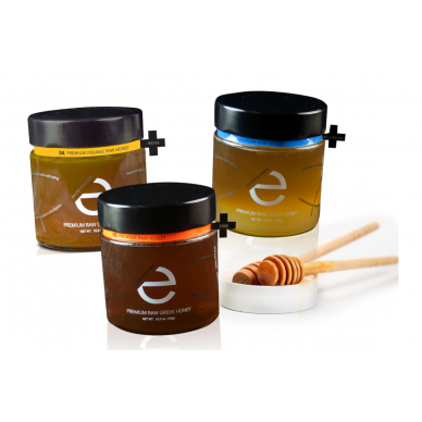 A SELECTION OF THREE MOST CLASSIC GREEK HONEY TYPES  "EULOGIA OF SPARTA" 3 PCS 2