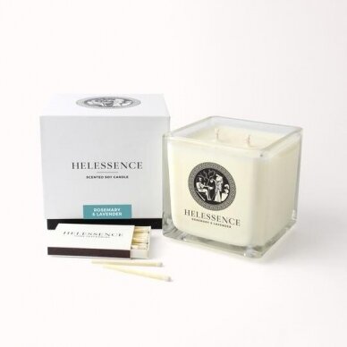 ROSEMARY & LAVENDER SCENTED CANDLE " HELESSENCE" 250 G